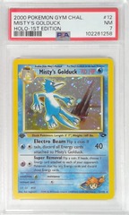 V1823: 2000: Misty's Golduck: 12/132: 1ST Edition: Gym Challenge: PSA: 7: NM: 102261258